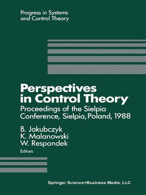 cover image of Perspectives in Control Theory